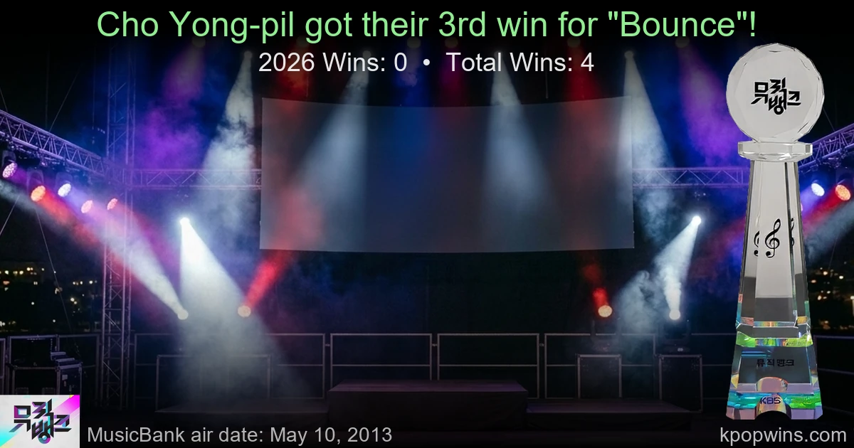 Cho Yong-pil - Bounce